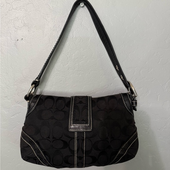 Black Coach Shoulder Bag - Picture 3 of 3